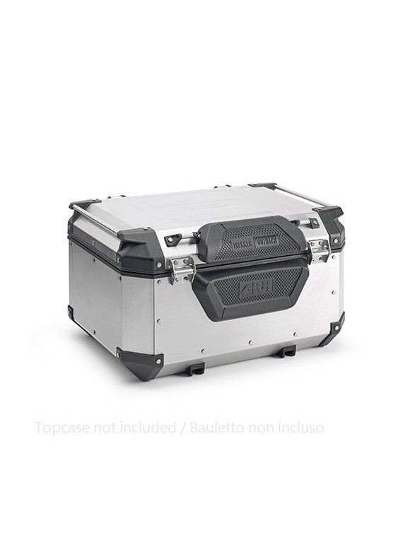 Black Passenger Back Givi E172 específico Trekker Outback Case 58 - 1