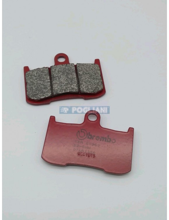 Paire de plaquettes de frein avant frittées Brembo 07KA23SA pour Kawasaki et Triumph - 1 Paire de plaquettes de frein avant frittées Brembo 07KA23SA pour Kawasaki et Triumph - 1