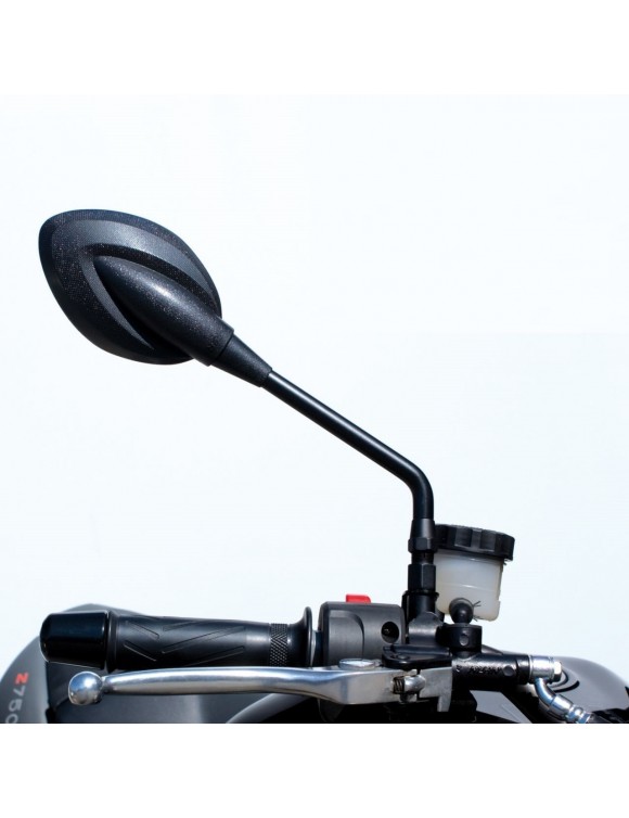 Universal Motorrad Rückspiegel Kit FAR 5603 schwarz genehmigt