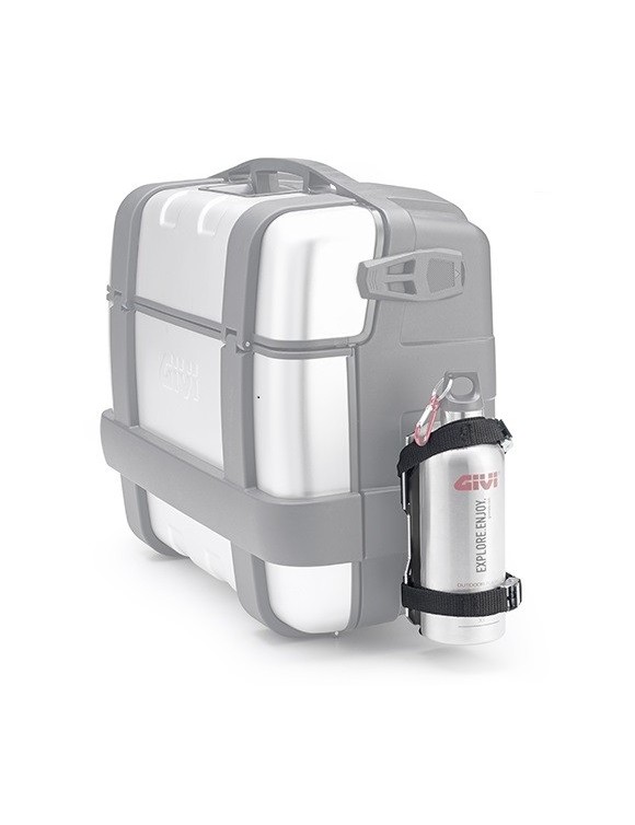 GIVI E162 bottle support kit in stainless steel side suitcases