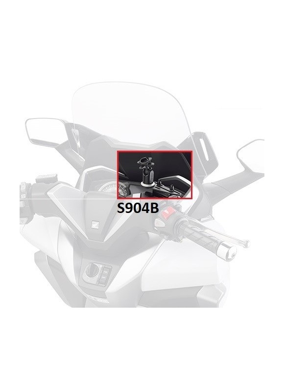 GIVI S904B Support Kit Gerätetür auf Bremsölfach/Motorradkupplung