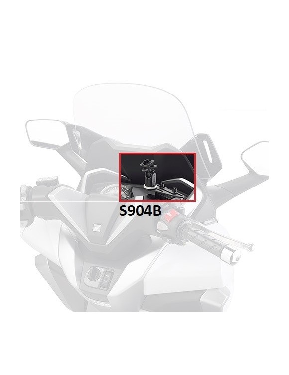 Kit supporto GIVI s904b per porta device su vaschetta olio freni/frizione moto - 1