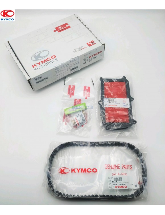 Belt cutting kit,filter,roller,spark plug Kymco People S E4 125(PRP125SE4)