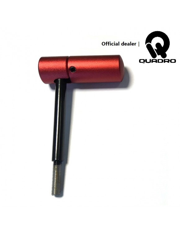 Manopola hts rosso opaco originale QV3 / Qooder / Quadro4 / Quadro3 (qamfsredo)