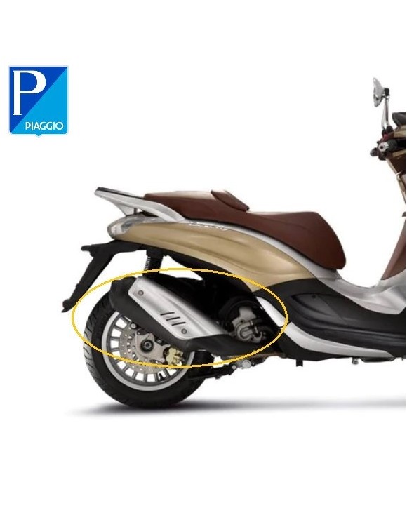 Suffleur protection paracalore Hull 1A007830 Piaggio Beverly 125 TVR/300 ABS - 1 Suffleur protection paracalore Hull 1A007830 Piaggio Beverly 125 TVR/300 ABS - 1