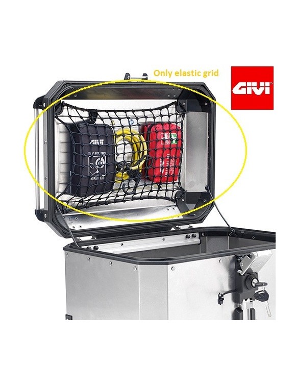 Réseau interne du réseau élastique GIVI E161 Stockage OBK58 Trekker Outback Etui - 1 Réseau interne du réseau élastique GIVI E161 Stockage OBK58 Trekker Outback Etui - 1