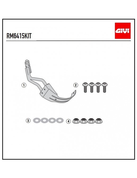 Kit supporto GIVI rm6415kit per parafango rm01/rm02 Triumph Tiger 900 - 2