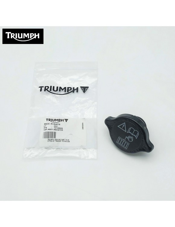 Genuine Triumph t2108005 black radiator cap - 2 Genuine Triumph t2108005 black radiator cap - 2