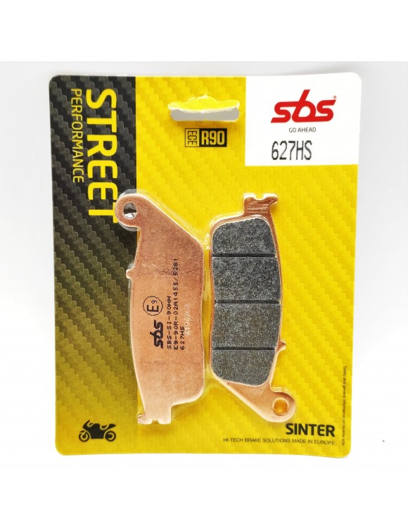 Couple Front Brake Pads Sintered Motorcycle SBS 627 HS 6566275