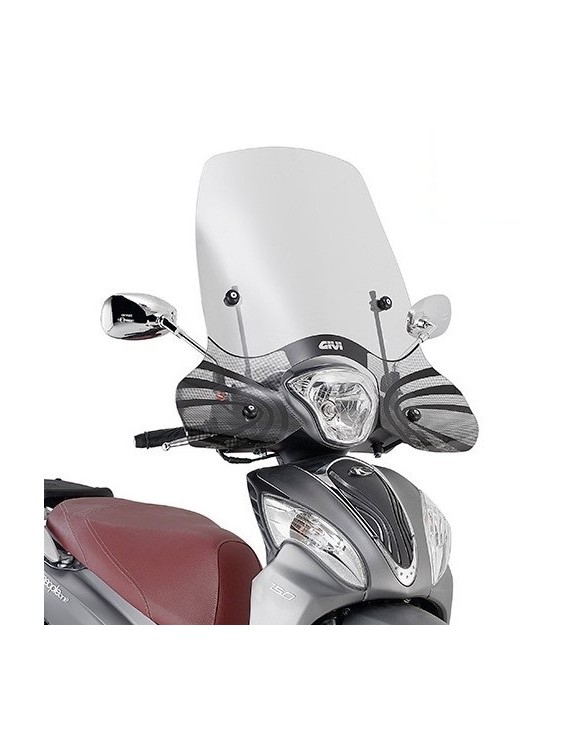 brisas transparente GIVI D6116STA KYMCO PERSONAS ONE 125-150(A partir 2013) - 1 brisas transparente GIVI D6116STA KYMCO PERSONAS ONE 125-150(A partir 2013) - 1