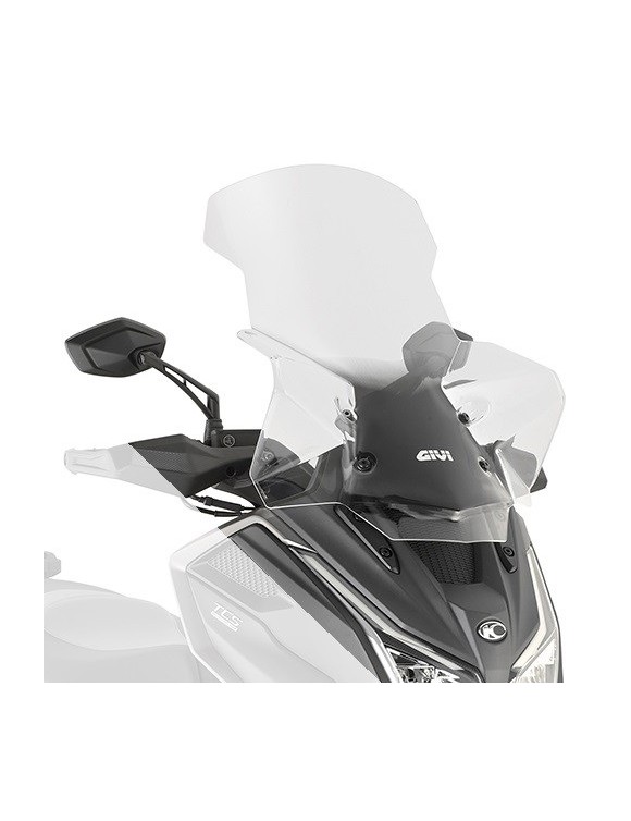 Pare-brise haut transparent GIVI D6117ST KYMCO DTX 360(depuis 2021) - 1
