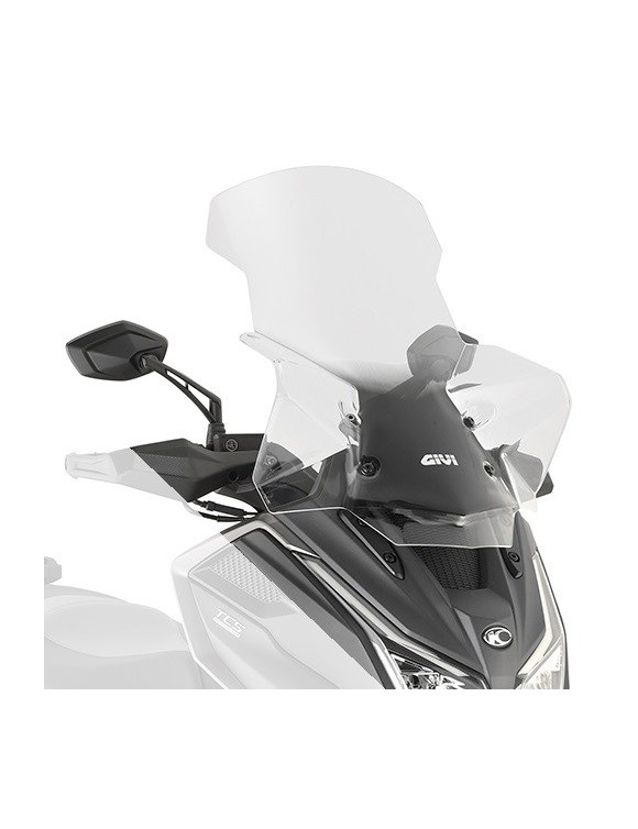 Transparent high windshield GIVI D6117ST KYMCO DTX 360(from 2021)