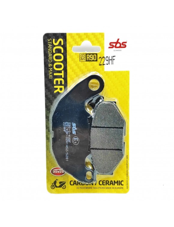Pads frein avant SBS 229HF YAMAHA X-MAX 125-300(à partir 2017) - 1