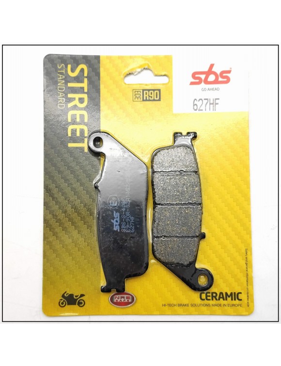 Pastillas freno delanteras SBS 627HF Cagiva,Honda,Kawasaki,Suzuki,Triunfo,Yamaha - 1