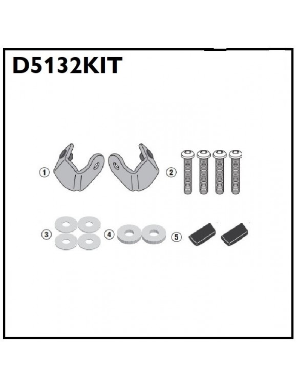 GIVI ATTACK KIT D5132KIT WINDSHIGHT 5132DT BMW C400 GT(from 2019)