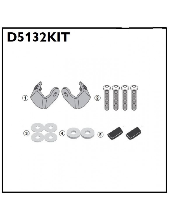 Kit ataque GIVI D5132KIT WINDSHIGHT 5132DT BMW C400 GT(a partir 2019) - 1