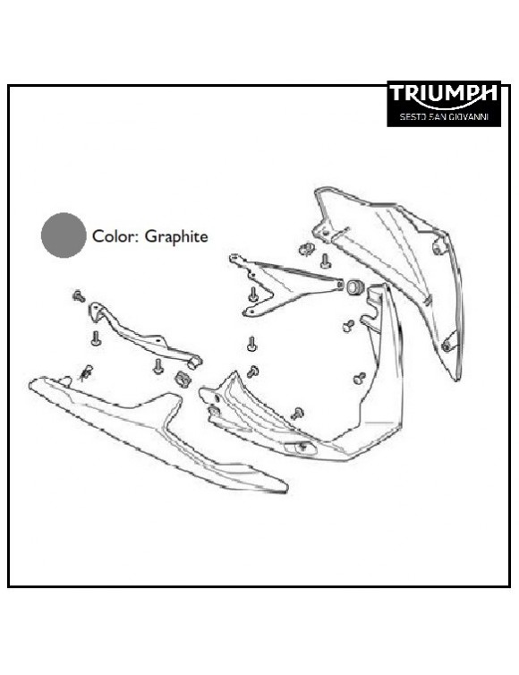 Bauchwanne-Kit,untere Frontrutsche A9700887-LC Triumph Tiger 660 - 2 Bauchwanne-Kit,untere Frontrutsche A9700887-LC Triumph Tiger 660 - 2
