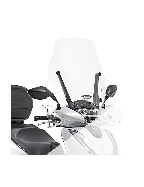 Parabrezza trasparente GIVI d1155st per Honda sh 125i-150i, niu nqi/mqi+/uqi gt - 1