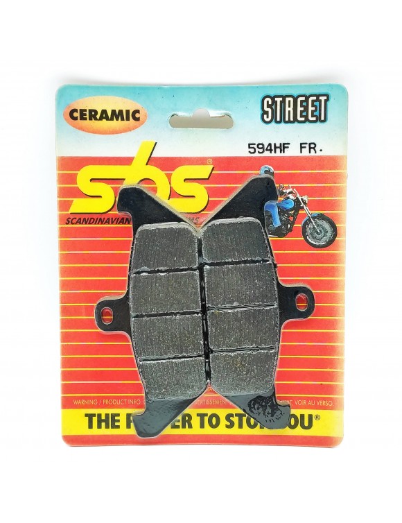 Pastiglie freno anteriore 594hf Cagiva elefant, Ducati indiana, Guzzi ntx, dt125 - 1