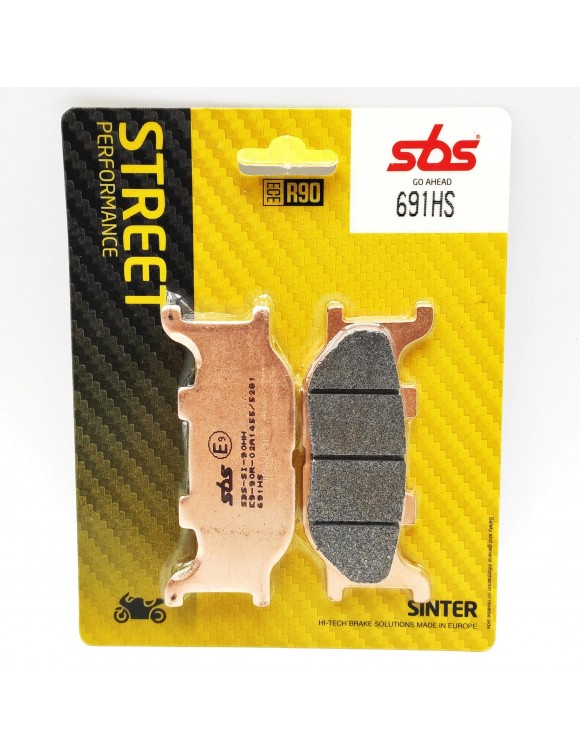 Pastiglie freno anteriore moto SBS 691hs Yamaha / Italjet jupiter / mbk skyliner - 1