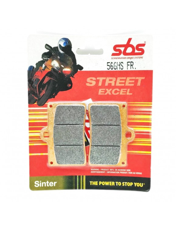 Pastiglie freno anteriore SBS 566hs Cagiva, Ducati, KTM, husqvarna, Guzzi, yama - 1