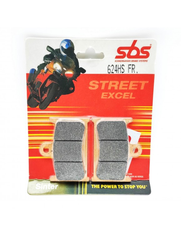Pads frein avant moto 624hs triumph/suzuki/yamaha - 1