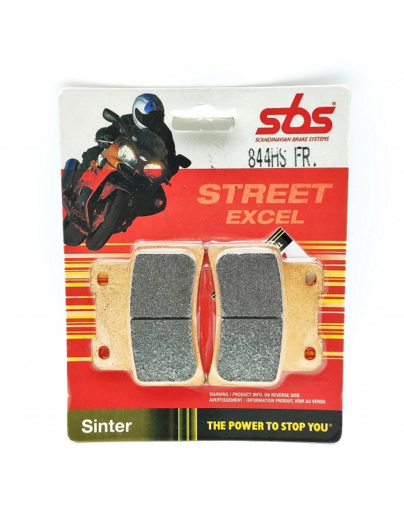 Pastillas freno frontales SBS 844HS modelos Aprilia,Yamaha yzf R/MT 125 - 1