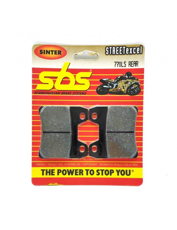 SBS 770LS rear brake pads set Yamaha FZS 1000 Fazer/XJR 1300