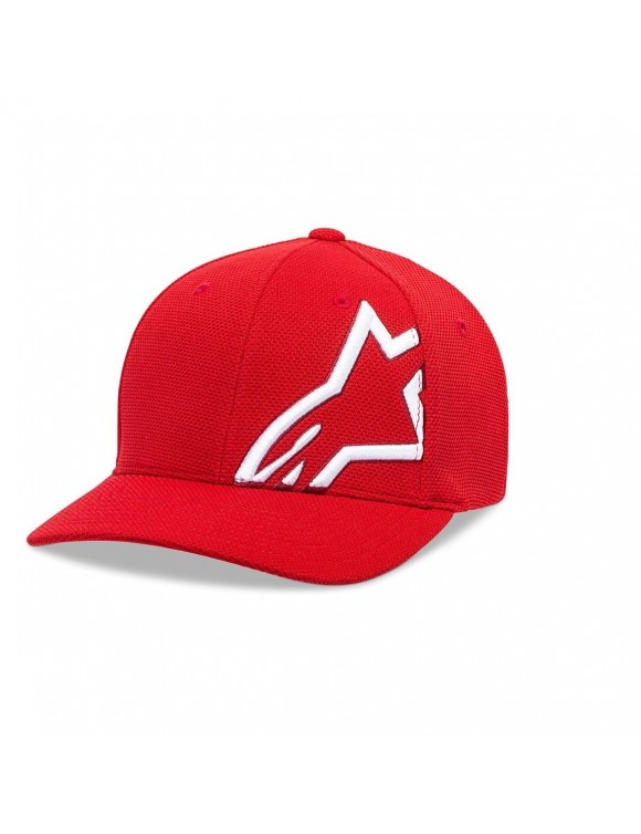 Chapeau snapback avec visière alpinestars corp shift maquette rouge/blanc - 1