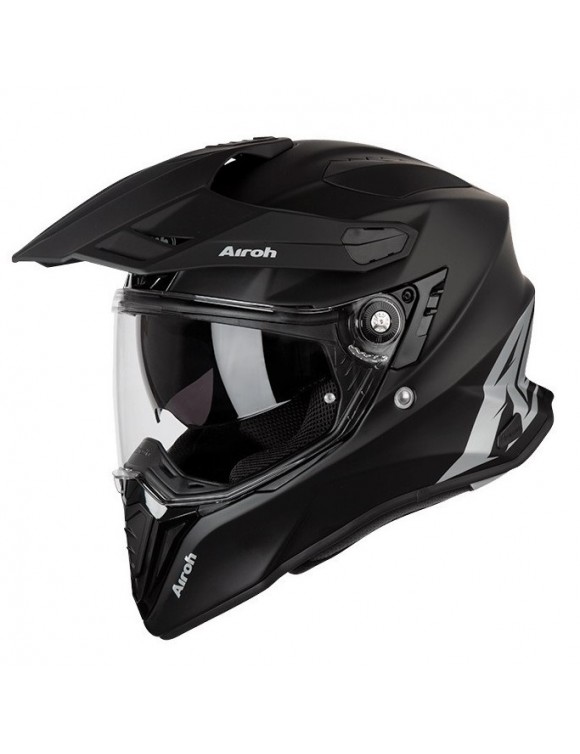 Integral motorcycle helmet/All Road in composite fibers AIROH COMMANDER CM11