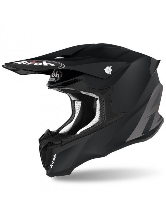 Casque moto Enduro Bague double route DD Airoh Twist 2.0 Noir - 1
