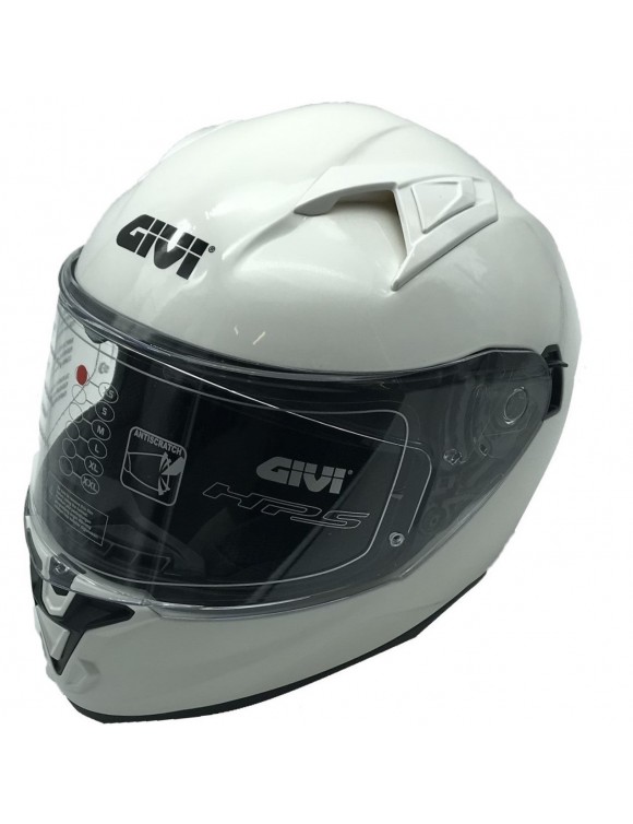 Full motorcycle helmet GIVI 50.6 Stuttgart Solid single-colored white