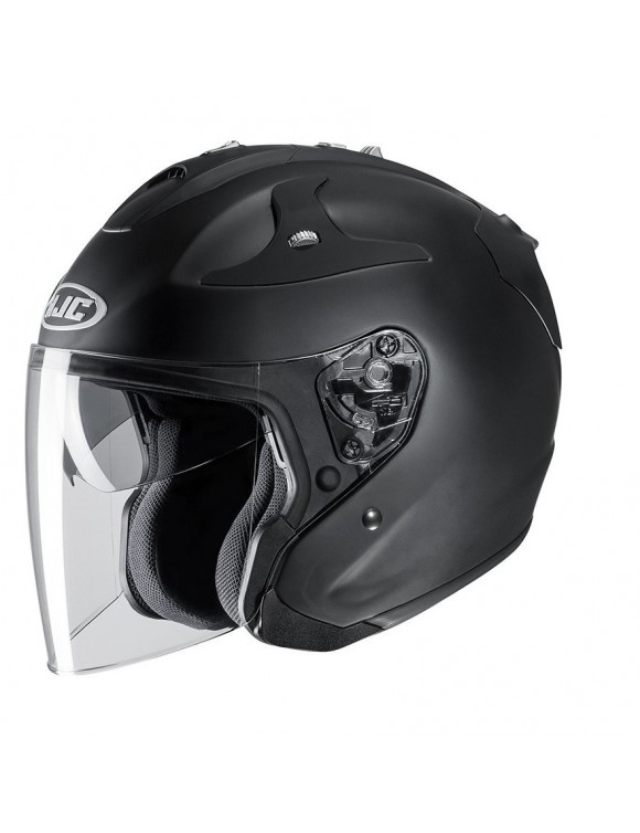 Motorcycle Helmet Jet Jet Jet Fiberglass HJC FG-Jet Black