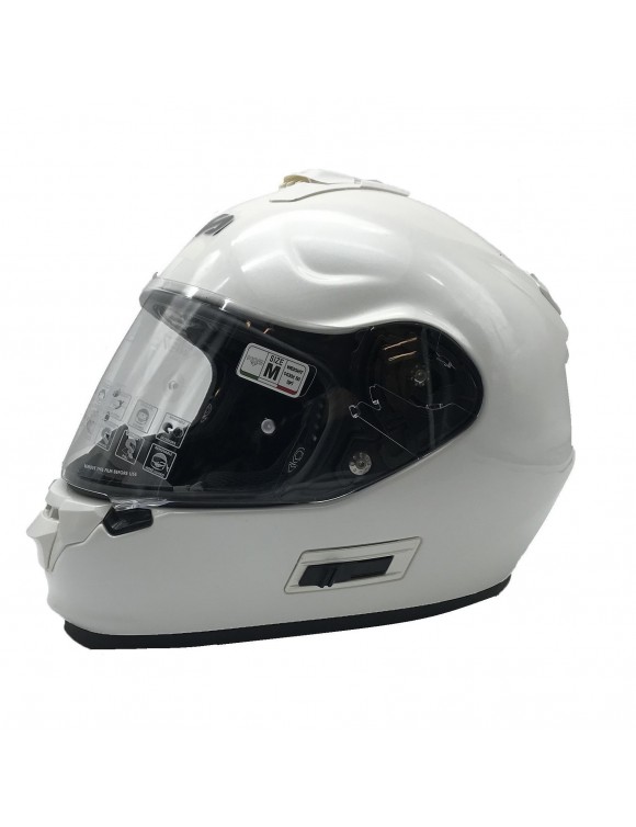 Full length helmet NS NS-7F WHITE NS-7FWH white fiberglass