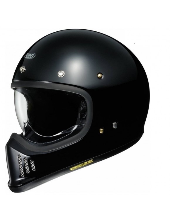 Integral Motorcycle Helmet Shoei Ex-Zero Black Glossy
