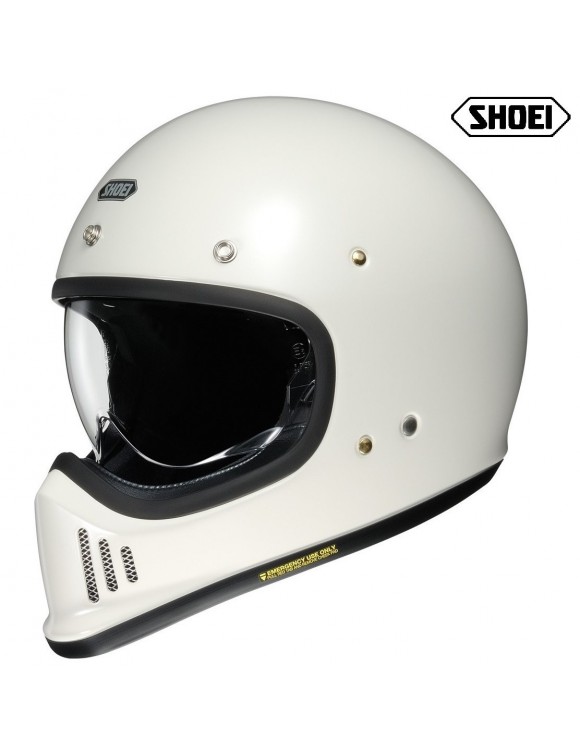 Voller Motorrad-Helm-Schuh-Ex-Null-Weiß 1409003 Multi-Composite-Fasern weiß