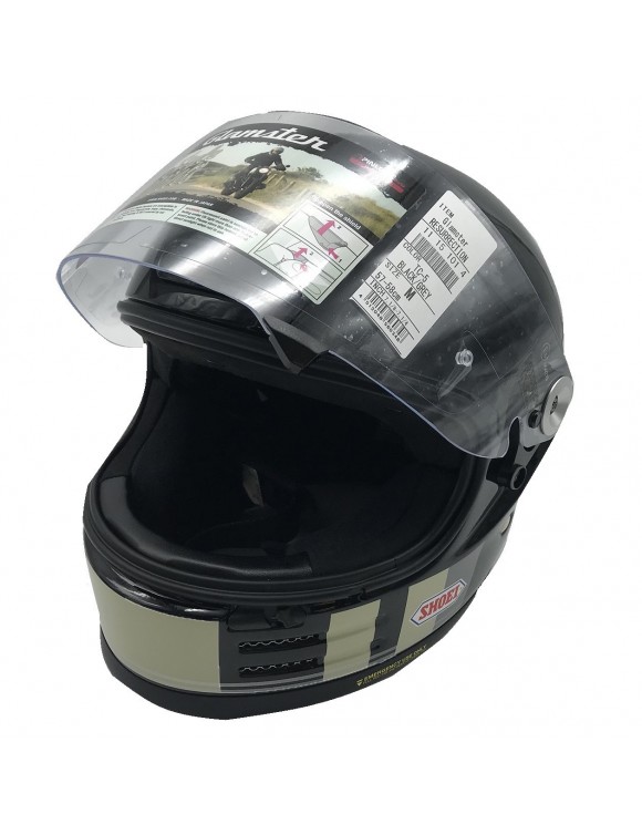 Casque moto en pleine longueur Vintage Look Soisi Glamster Résurrection Noir - 1