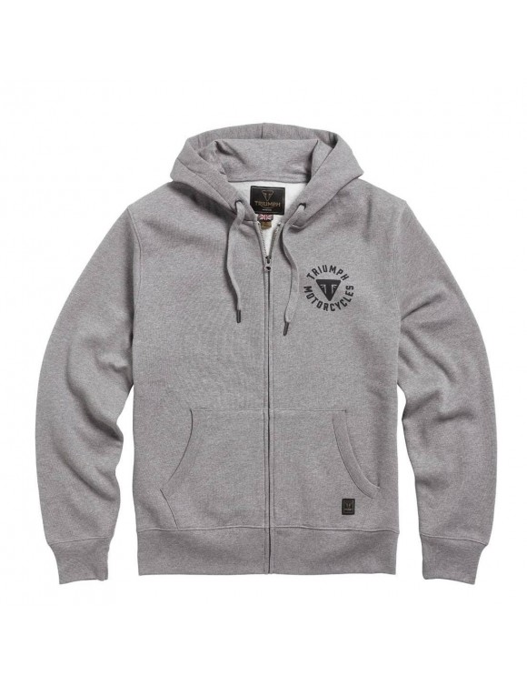 Sweats à glissière complète Triumph Digby gris clair msws21016 - 1