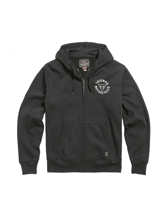 Full Zip Sweatshirt Triumph Digby Black MSWS21015
