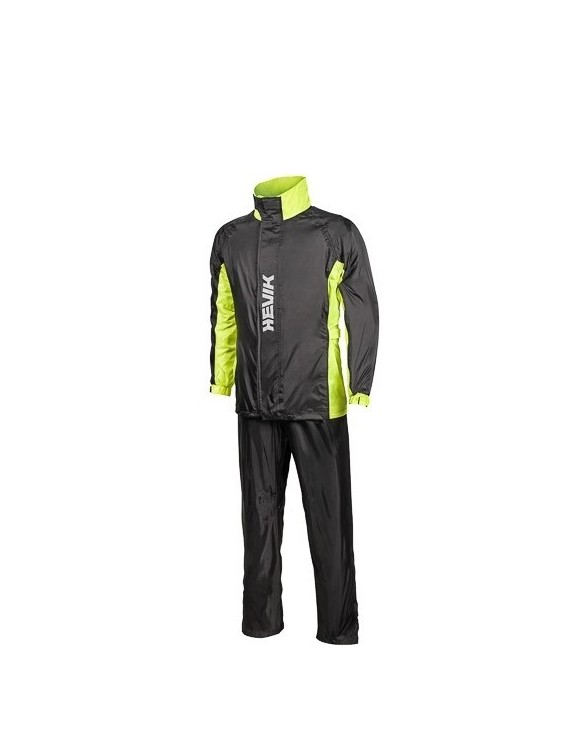 Conjunto de chaqueta y pantalón impermeables Hevik Twister Rain Fluo HRS109Y