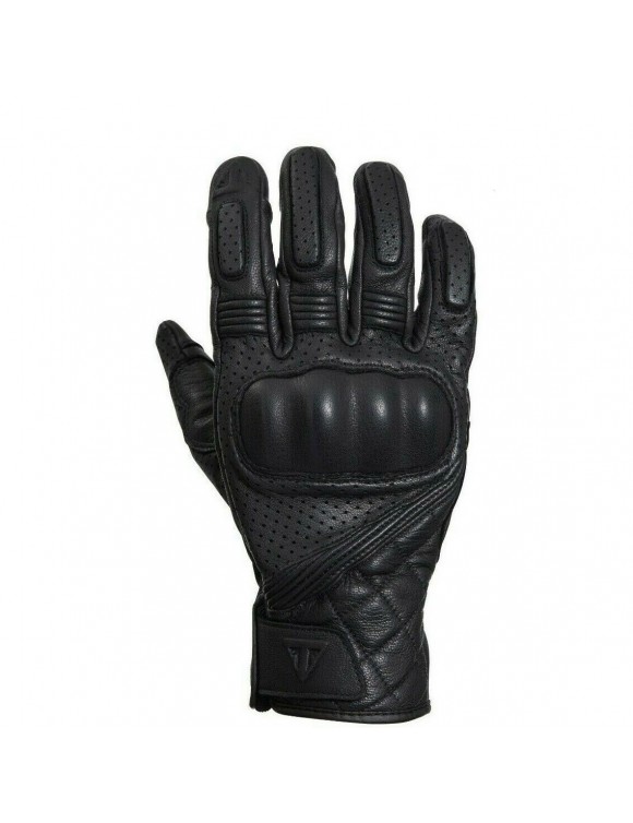 Gants moto en cuir respirant avec protections es triomphe Harleston - 1