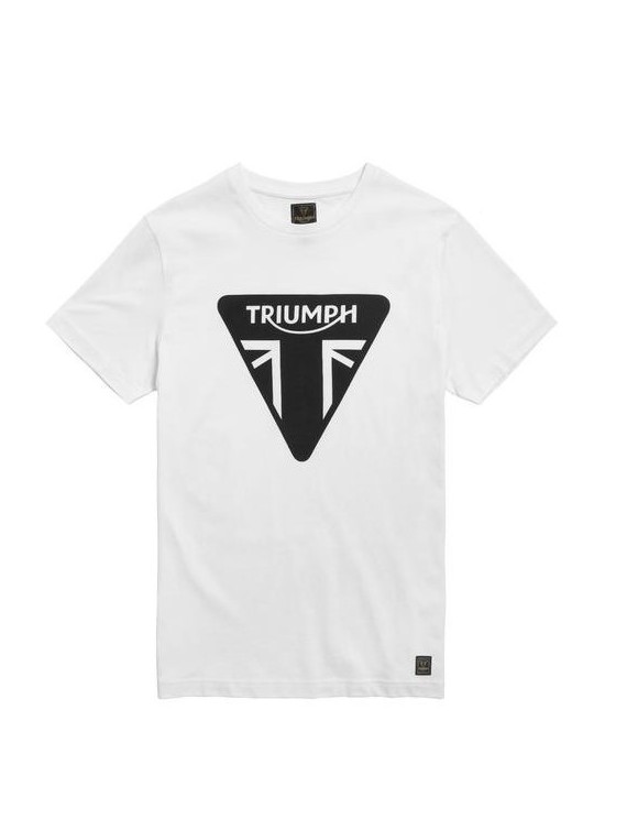 Men's T-shirt in Triumph Helston White MTSS21005 cotton