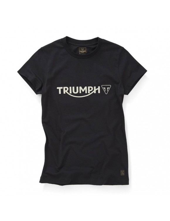 T-Shirt der Frauen in Triumph Melrose Black Jet MTSS20057 Baumwolle