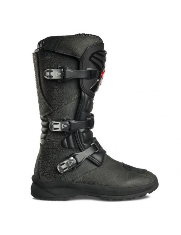 High Touring Motorcycle Boots in Stylmartin Navajo WP Anthracite Leather NAVAJO-ANTR