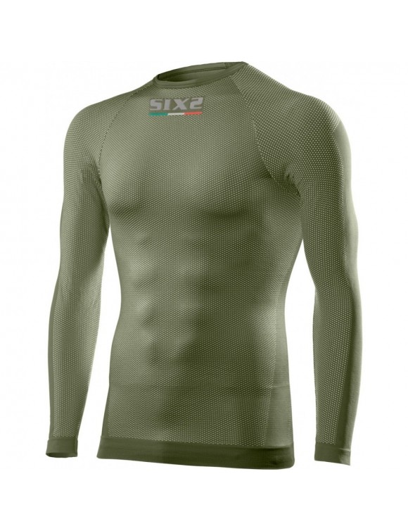 Underwear Technical Choker Unisex Long Sleeves Six2 Military Green Army