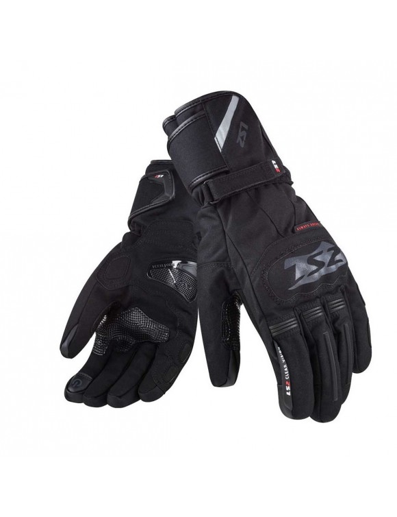 Touring Gloves Waterproof and Breathable Winter Motorcycles LS2 Snow Black