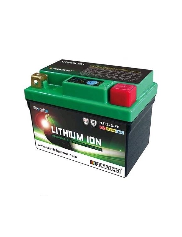 12V Lithium Motorcycle Battery,28.8Wh,144A HJTZ7S-FP Skyritch Ready to Use
