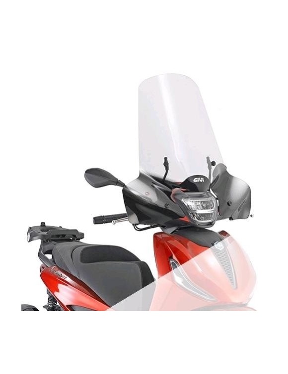 Parabrezza trasparente GIVI 5616a Piaggio Beverly 300 hpe (dal 2021) - 1 Parabrezza trasparente GIVI 5616a Piaggio Beverly 300 hpe (dal 2021) - 1