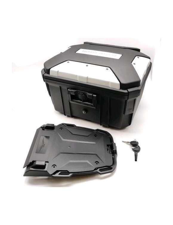 40L Top-Case "Urban" top-case kit with 2S001485 Moto Guzzi V85TT plate