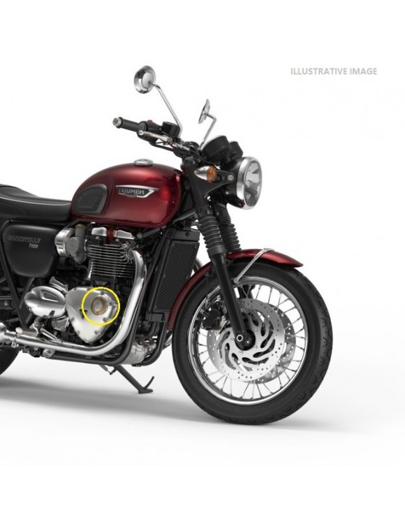 Manteaux d'armes Chrome Aluminium Triumph Thruxton/Street Twin ABS/B. T120 - 3